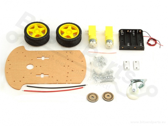 Smart Car Chassis 2WD met 2 motors 